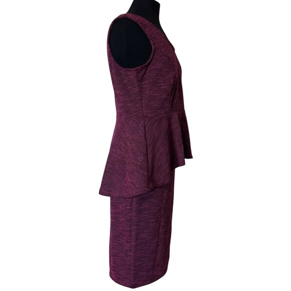 ELLE 2-pc. Sleeveless Blouse Midi Pencil Skirt Set Check Pattern Women's Size M - Picture 5 of 16